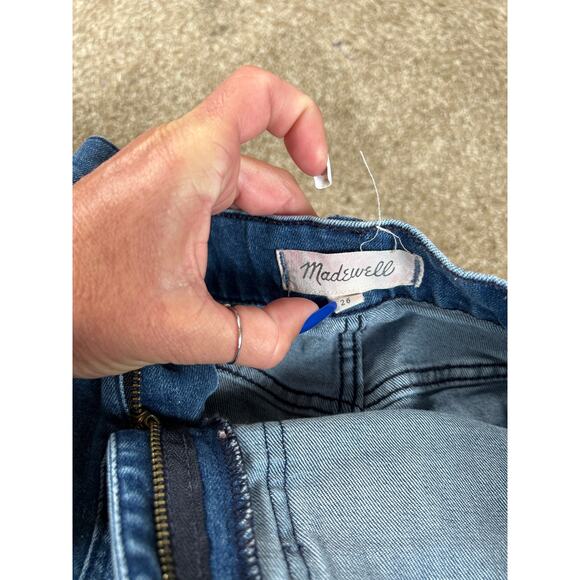 Madewell Jean shorts front hip pockets SZ 26" denim - Picture 3 of 5